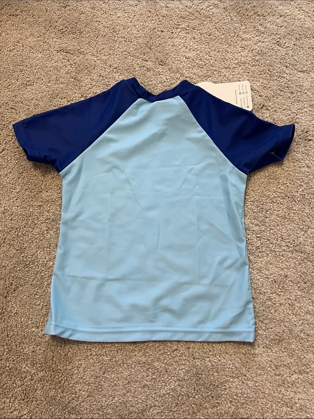 Boys Crab Rash Guard Swim Set - Light Blue & Navy